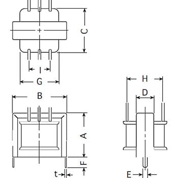 トランジスタ用小型トランス 橋本電気(SANSUI)