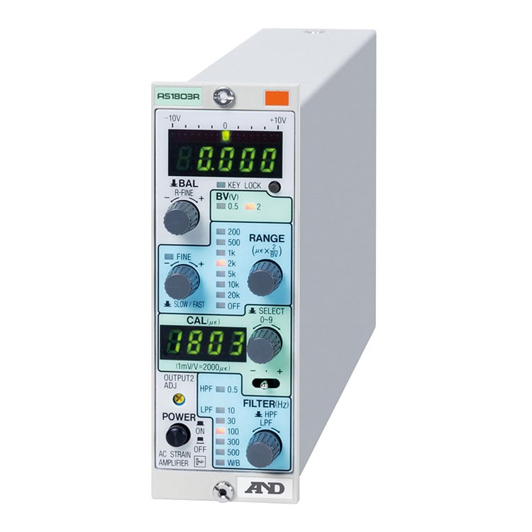 ストレンアンプ ACブリッジ方式 汎用タイプ AS1803R 畫像